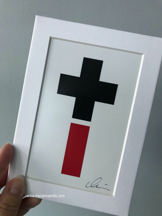 Positive and Negative Cross by Marianna Mills