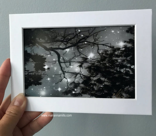 Starry Night Sky | 5"x7" Matted Signed Fine Art Photography print by Marianna Mills