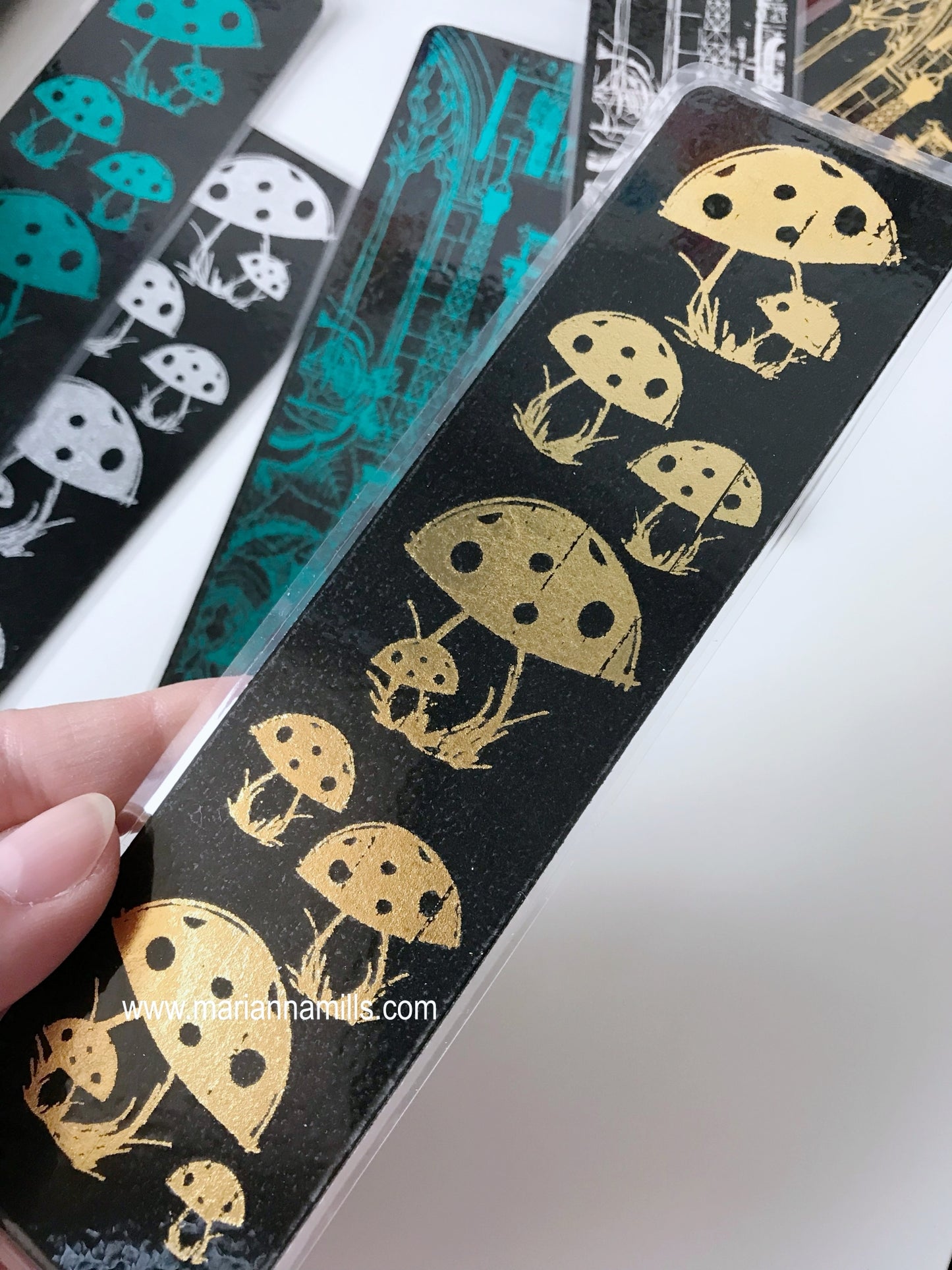 Lord of the Rings Inspired Foiled Bookmark